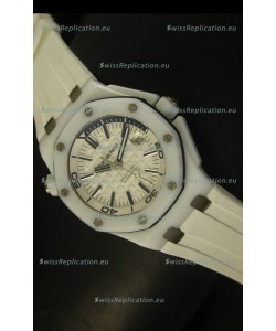 Audemars Piguet Royal Oak Diver White Ceramic - 1:1 Mirror Replica Watch