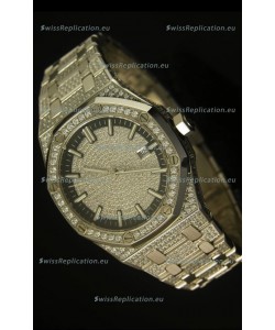 Audemars Piguet Royal Oak Diamonds Swiss Watch 