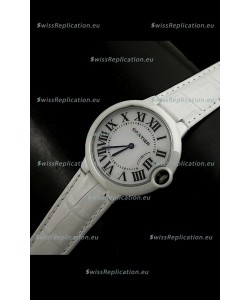 Cartier Ballon de Ladies Replica Watch in White Dial