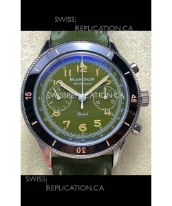 Blancpain Air Command Steel Casing Black Bezel Super Clone Watch 