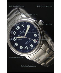 Blancpain Leman 2100 Military 100 Hours Watch in Black Dial - Original Citizen Movement