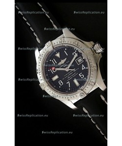 Breitling Seawolf Swiss Automatic Watch in Black Dial