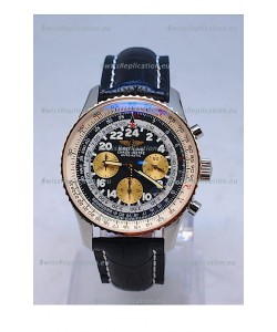 Breitling Navitimer Cosmonaute Swiss Replica Watch in Black Dial
