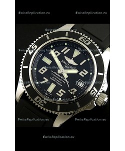 Breitling Superocean Swiss Replica Watch in Black Dial - Ultimate Mirror Replica