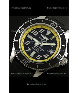 Breitling Superocean Swiss Replica Watch in Black Dial - Ultimate Mirror Replica
