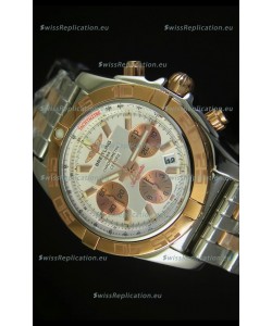 Breitling Chronomat Evolution Swiss Replica Watch in Pink Gold