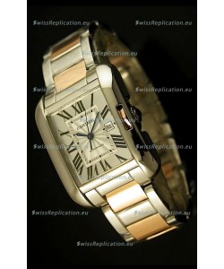 Cartier Tank Anglaise Mid Sized Swiss Watch - 1:1 Mirror Replica Watch