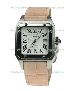 Cartier Santos 100 Mid Sized Swiss Replica Watch