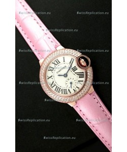 Cartier Swiss Ladies Replica Watch in Rose Gold Casing