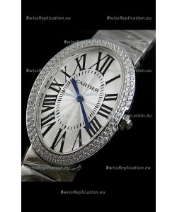 Cartier Ballon de Swiss Replica Watch in White Dial