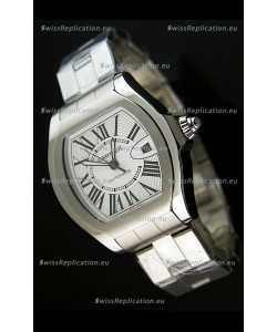 Cartier Roadster Swiss Replica Watch Stainless Steel - 38MM Wide