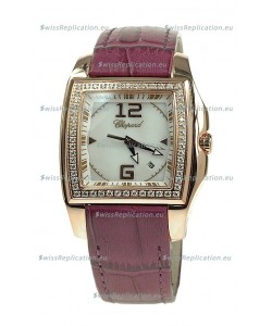 Chopard Two O Ten Ladies Swiss Replica Watch in Pink Strap