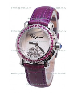 Chopard Happy Sport Star Shaped Diamonds Swiss Watch