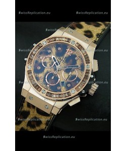 Hublot Big Bang Leopard Rose Gold Swiss Replica Watch