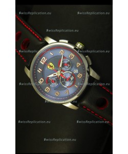 Scuderia Ferrari Heritage Chronograph Watch in Blue Dial 