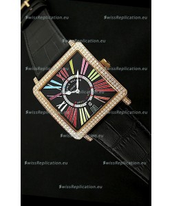 Franck Muller Master Square Swiss Replica Watch in Black Dial