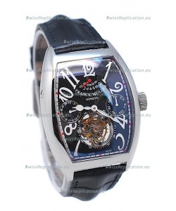Franck Muller Casablanca Calender Tourbillon Swiss Watch in Black Dial