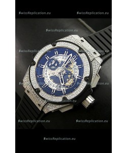 Hublot Big Bang King Power Skeleton Steel with Diamonds