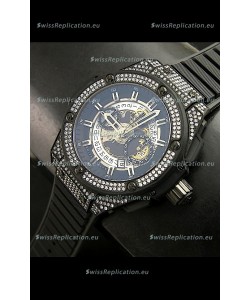 Hublot Big Bang King Power PVD Casing Watch with Diamonds