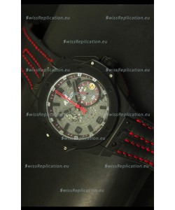 Hublot Big Bang Ferrari Swiss Quartz Movement Watch in PVD Case
