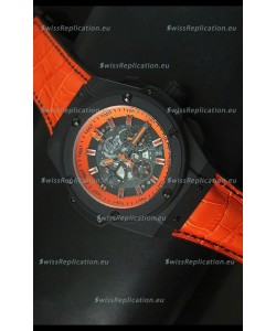 Hublot Big Bang Volcano Skeleton Swiss Quartz Watch 45MM