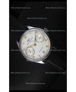 IWC Portugieser IW500704 Swiss Automatic Watch in White Dial - Updated 1:1 Mirror Replica 