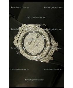 Audemars Piguet Royal Oak Offshore Diver Watch - Iced out Edition