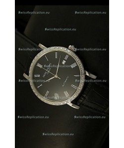 Patek Philippe Calatrava 5120 Swiss Replica Watch in Steel Casing - Roman Hours
