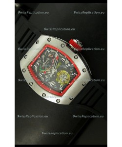 Richard Mille RM002 Power Reserve Tourbillon Swiss Replica Watch in Steel Case