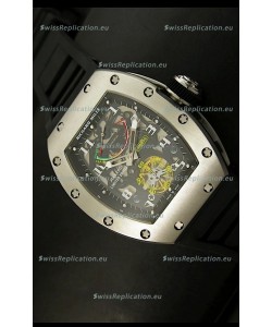 Richard Mille RM002 Power Reserve Tourbillon Swiss Replica Watch in Steel Case