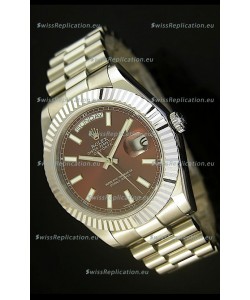 Rolex Day Date II 41MM Swiss Replica Watch - Green Dial - 1:1 Mirror Replica Watch 