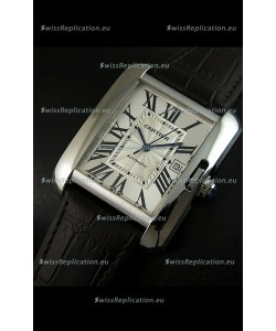 Cartier Tank Swiss Replica Watch 1:1 Mirror Replica Watch - Steel Casing