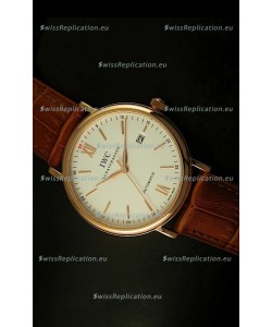 IWC Portofino Automatic Pink Gold Top Grade Japanese Replica Watch