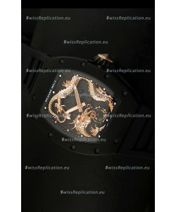 Richard Mille RM057 Tourbillon Jackie Chan Swiss Replica Watch in PVD Case