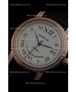 Mont Blanc Swiss Automatic Watch in Rose Gold
