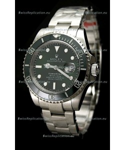 Rolex Submariner Swiss Replica Green Watch in Ceramic Bezel