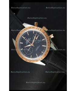 Omega Speedmaster Moon Watch Co-Axial Swiss Watch Two Tone Case - 1:1 Mirror Replica