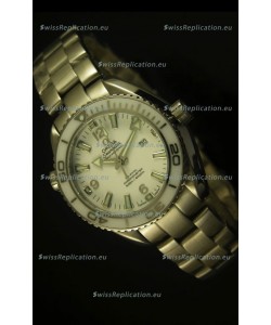 Omega Seamaster Planet Ocean Liquidmetal Midsized 36MM Swiss Watch