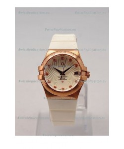 Omega Constellation Ladies Replica Watch - Quartz Movement - 35MM