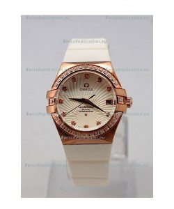Omega Constellation Ladies Replica Watch - Quartz Movement - 35MM