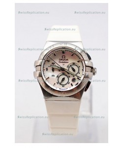 Omega Constellation Ladies Chronograph Replica Watch - 35MM