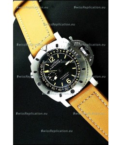 Panerai Luminor Submersible Swiss Automatic Watch in Black Dial