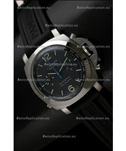 Panerai Luminor Regatta Swiss Replica Watch Rubber Strap - 1:1 Mirror Replica