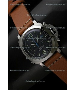 Panerai Luminor Regatta Swiss Replica Watch in Black Dial - 1:1 Mirror Replica