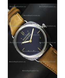 Panerai Radiomir PAM425 Floral engraved Case in Stainless Steel Case