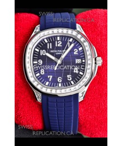 Patek Philippe Aquanaut 5167 Stainless Steel Blue Dial 38.5MM Watch