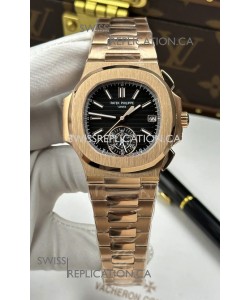 Patek Philippe Nautilus 5980/R Rose Gold Super Clone Watch 