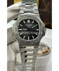 Patek Philippe Nautilus 5711/1500A Black Dial Children Action Super Clone Watch 