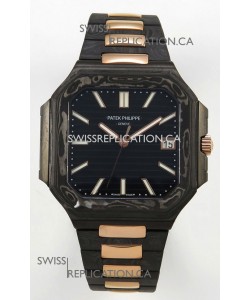 Patek Philippe Cubitus Two Tone Carbon Casing Super Clone Watch 