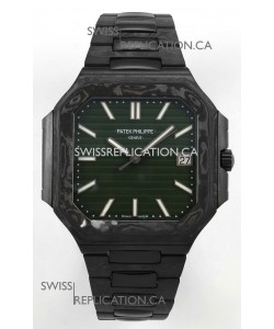 Patek Philippe Cubitus Carbon Casing Green Dial Super Clone Watch 